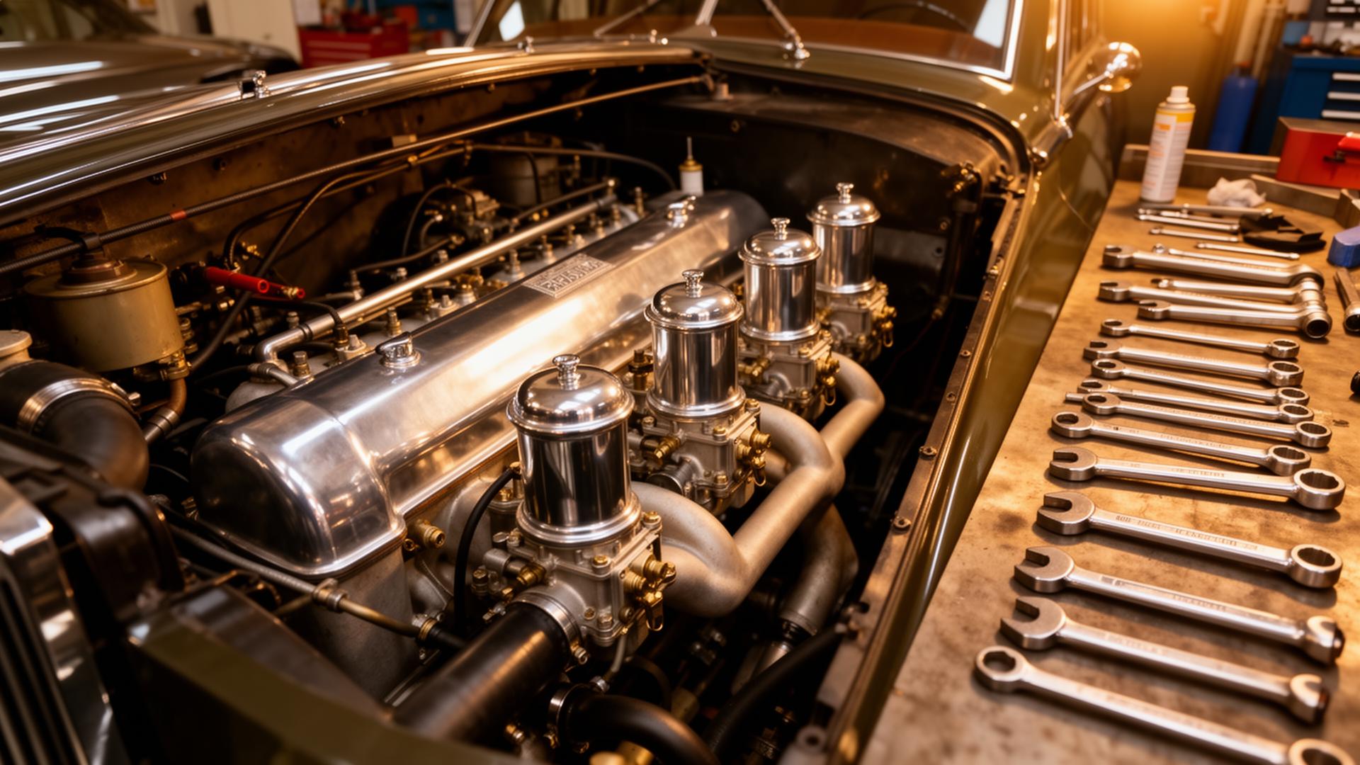 Vintage European luxury vehicle expert mechanical repair